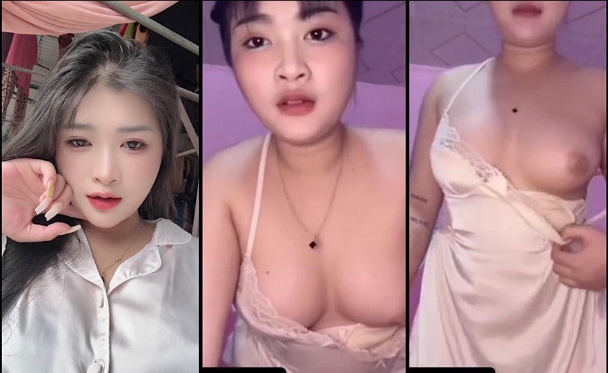 Minh Thư Hot tiktok 2k6 live app khoe vú show lồn